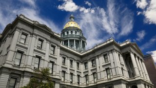 FILE - Colorado State Capitol Building is located in Denver