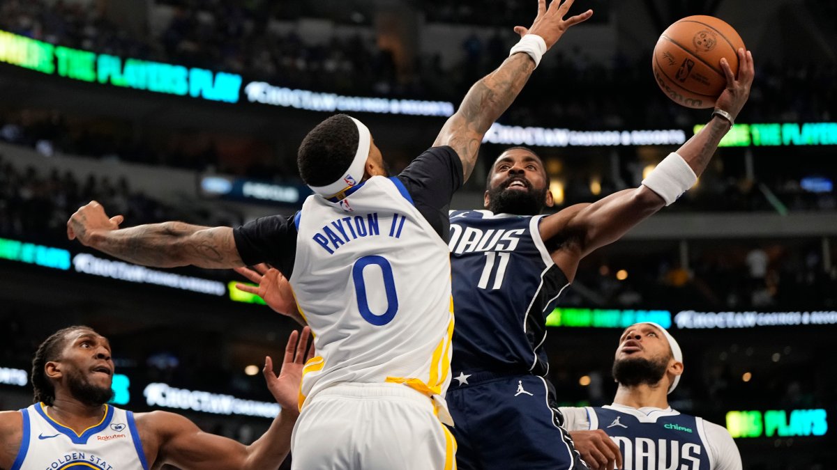 Washington scores 32 points, hits tiebreaking basket as Doncic sits, Mavs top Warriors