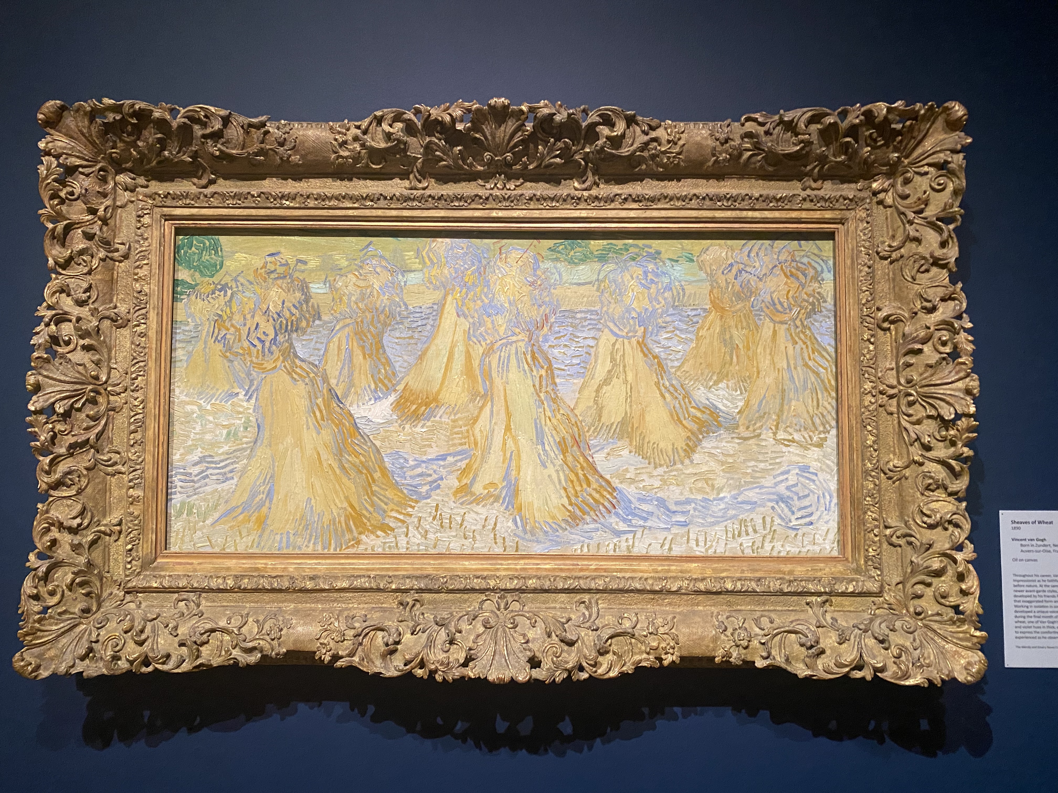 Van Gogh Sheaves of Wheat Dallas Museum of Art