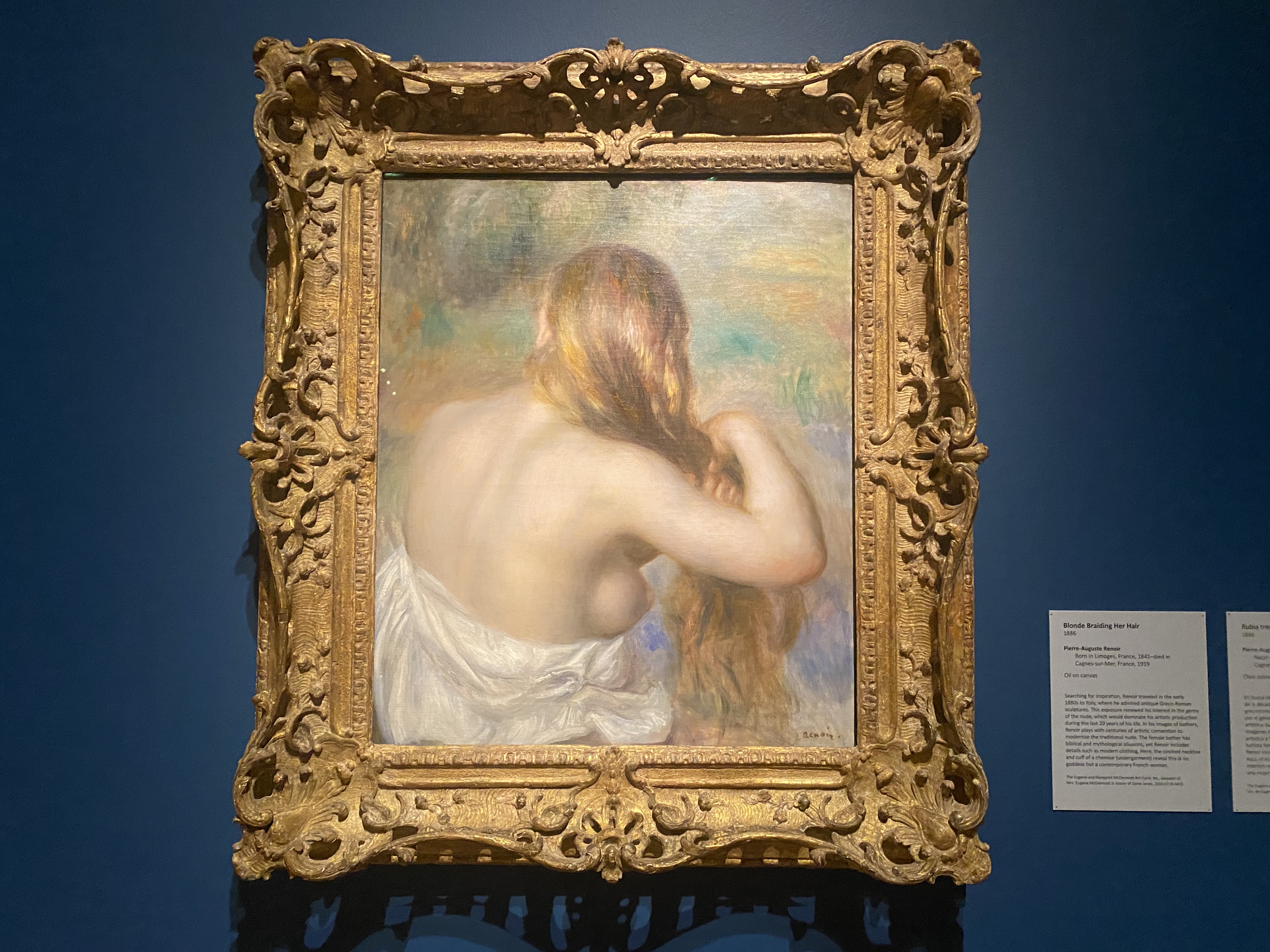 Renoir Bather Dallas Museum of Art