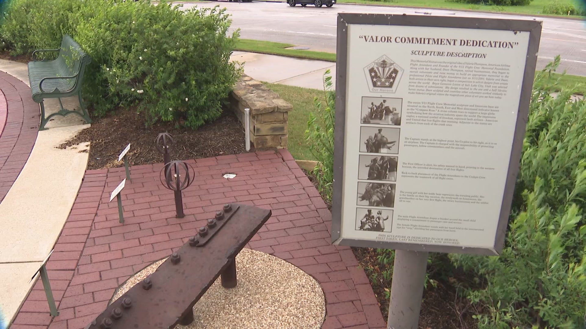 Memorial stones stolen from 9/11 tribute site in North Texas