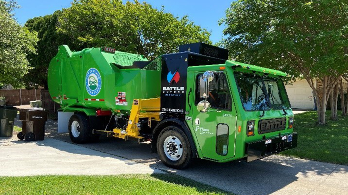 Plano becomes first city in North Texas to implement all-electric trash truck – NBC DFW