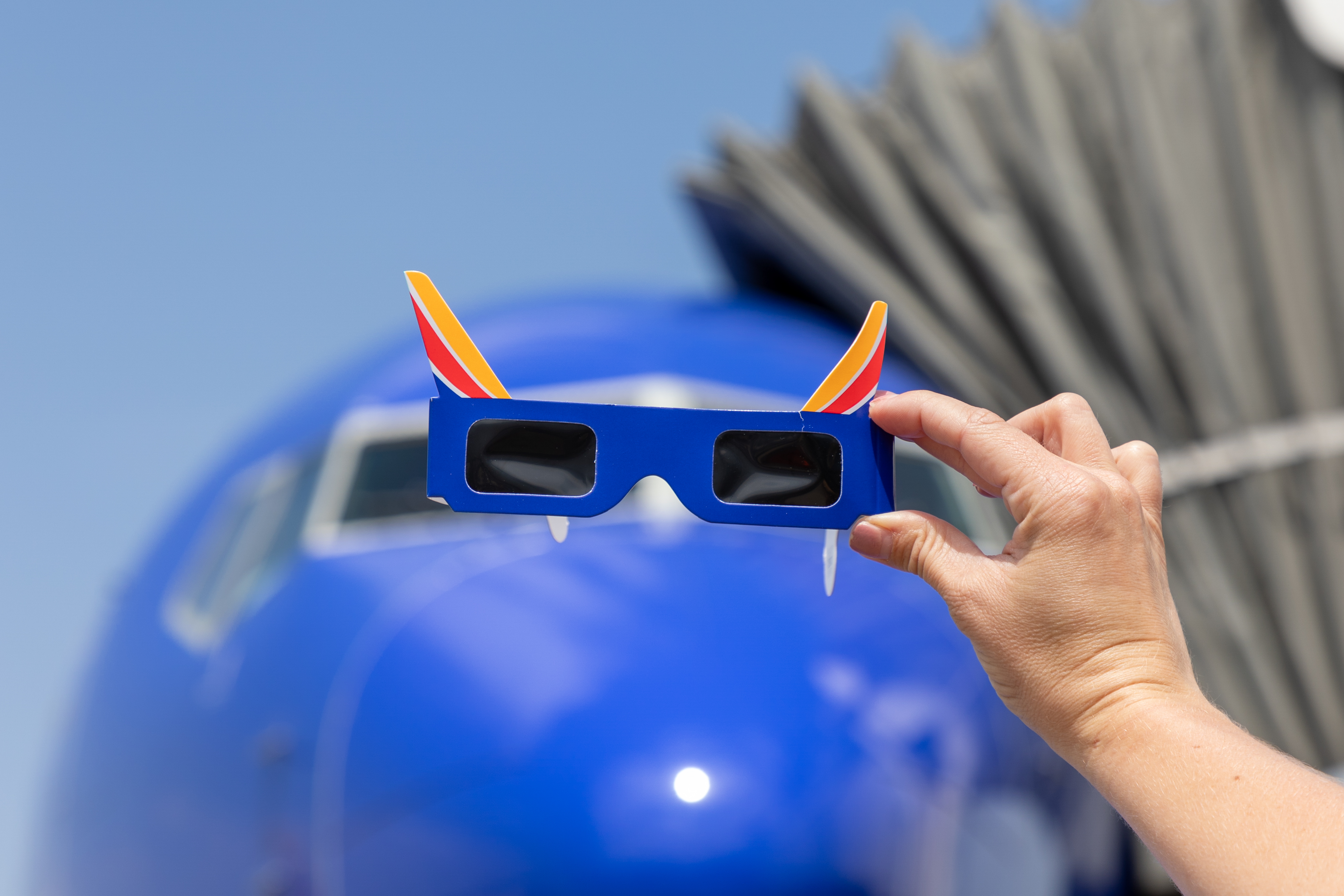 Southwest Airlines catches stunning photos of total solar eclipse amid