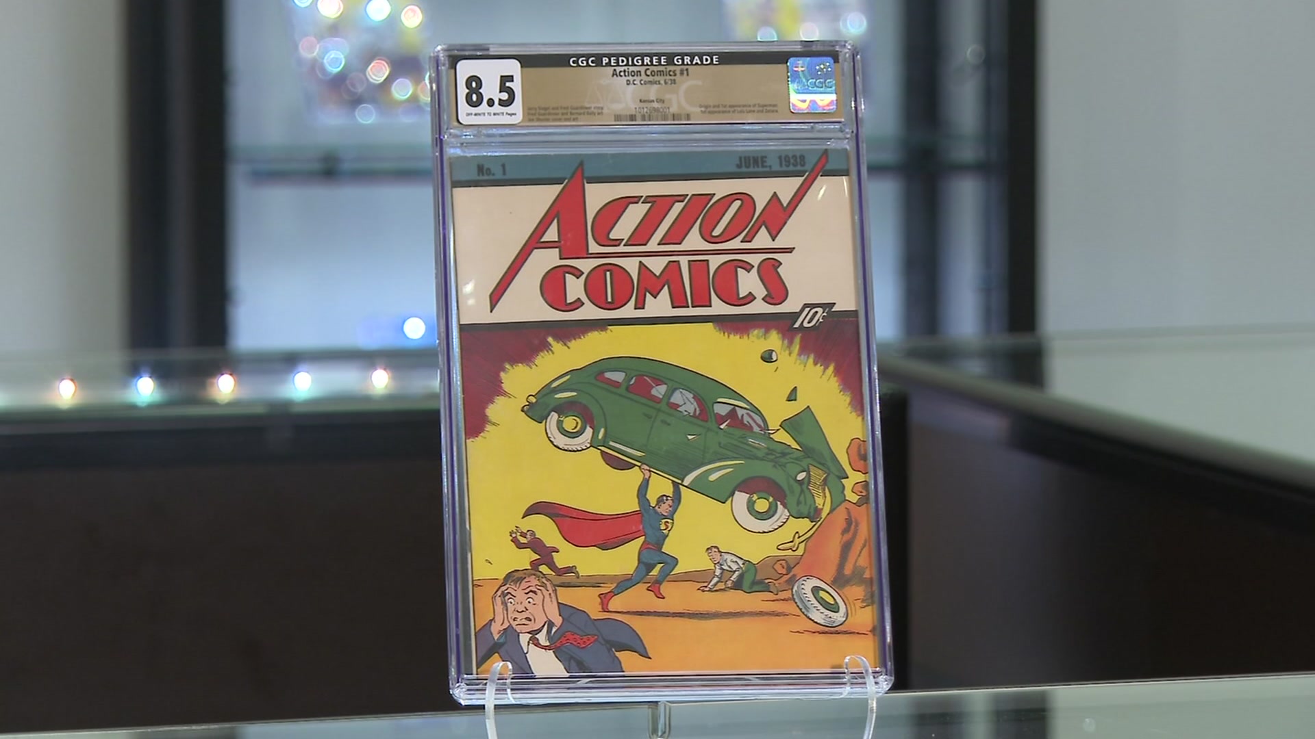 First comic book to feature Superman sells for $6 million in Dallas