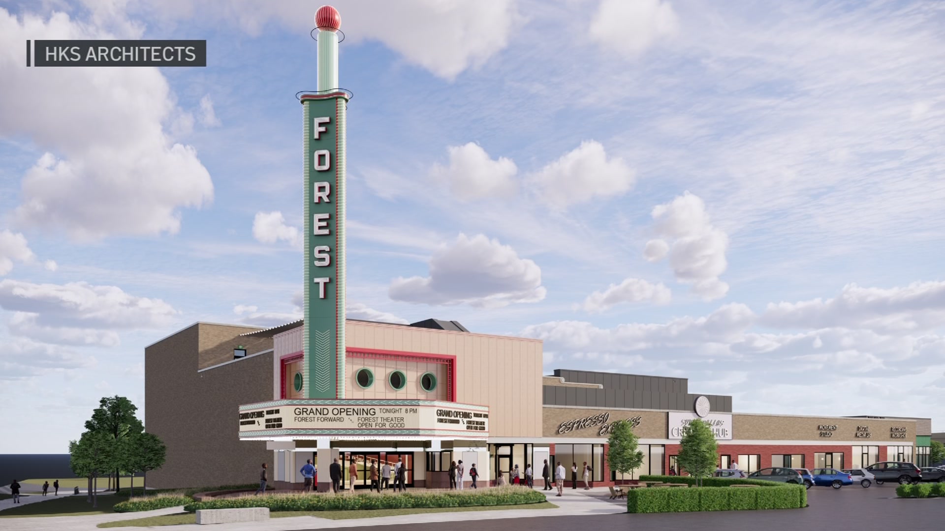 Forest Forward celebrates the renovation and rebirth of the historic
Forest Theater in South Dallas