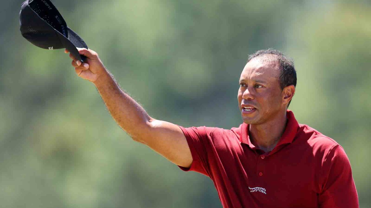 Tiger Woods and Verne Lundquist farewell goes viral because of tree ...