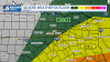 Low severe weather risk through the afternoon, flood watch in effect for parts of North Texas
