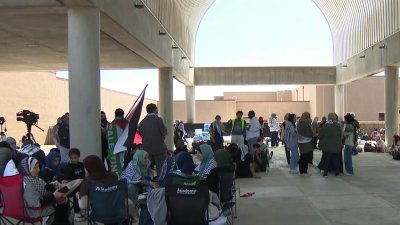 Students arrested at UT Dallas protest waiting to go before a judge