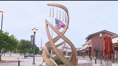 Permanent memorial unveiled at Allen Outlet Mall
