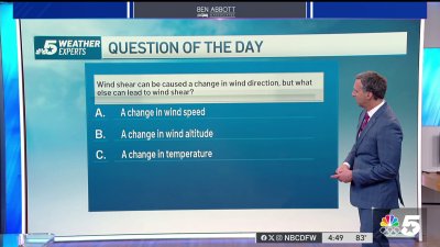 Weather Quiz: Wind shear