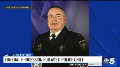 Funeral set for North Richland Hills Assistant Police Chief who died while on duty