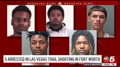 Fort Worth police announce 5 arrests in connection to drive-by shooting that injured 6