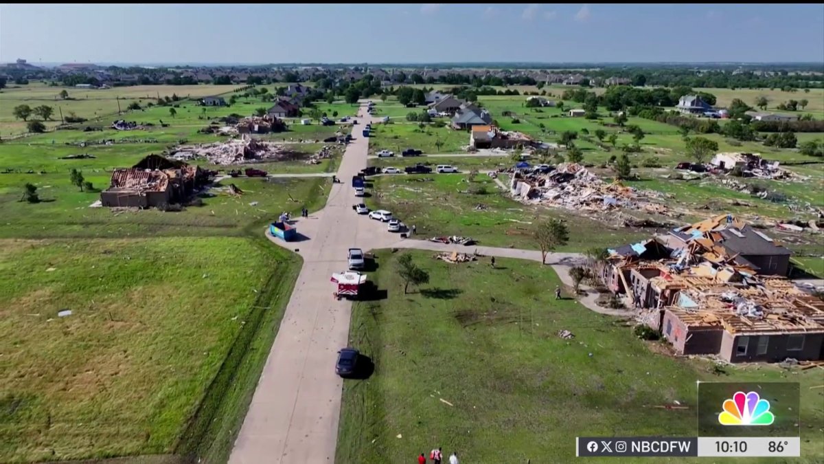 Tornado rips through Celina neighborhood NBC 5 DallasFort Worth