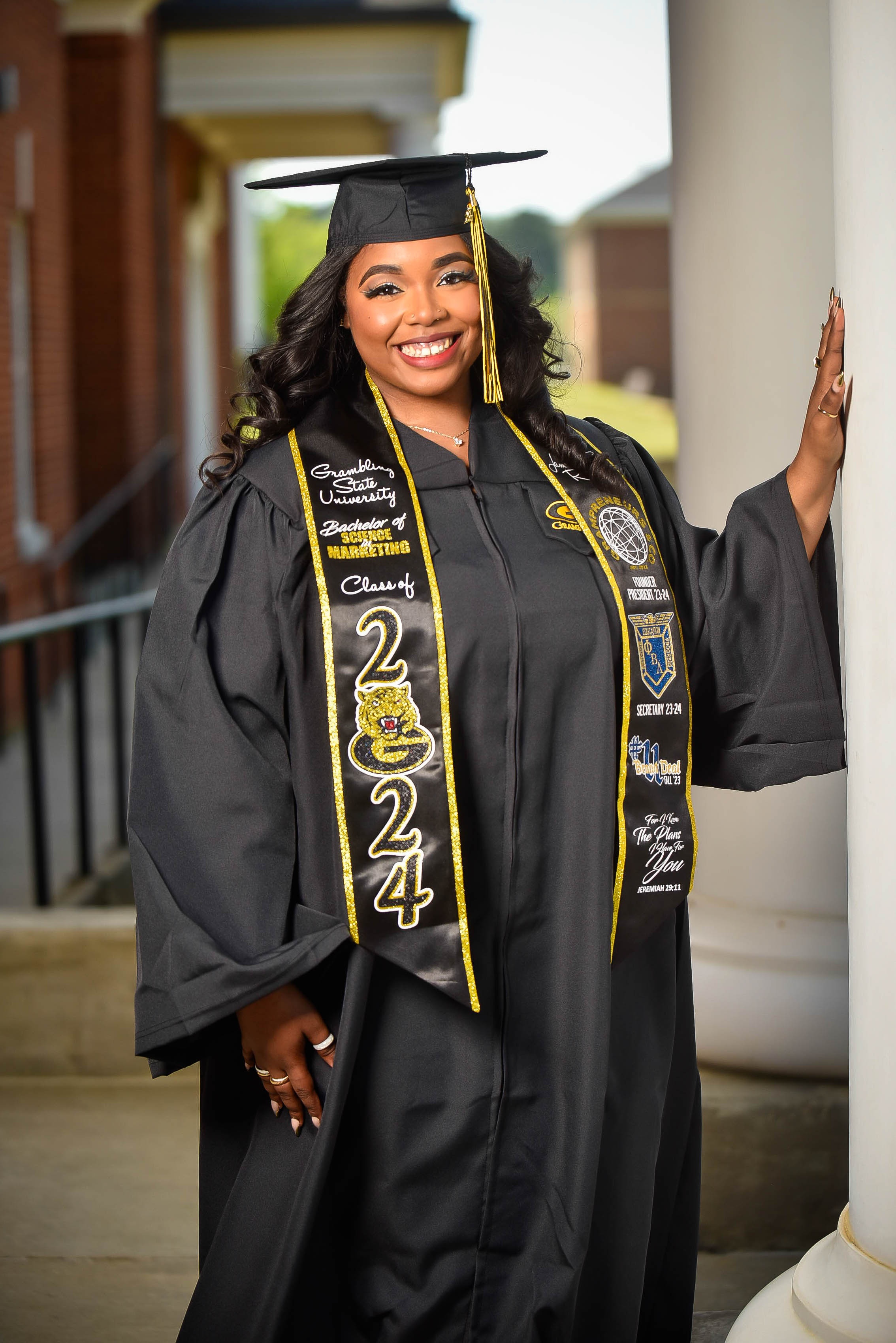 Our daughter is graduating from college.<br />
Name: Jameelah Shanise Reid<br />
College: Grambling State University<br />
Date: May 10th<br />
Bachelor of Science Degree in Marketing<br />
Age: 26<br />
The journey that required perseverance.  We are proud of you.<br />
Your family viewing from Anna, TX<br />
Parents: Mother, Bonita Ingram & StepDad, Rodney Ingram