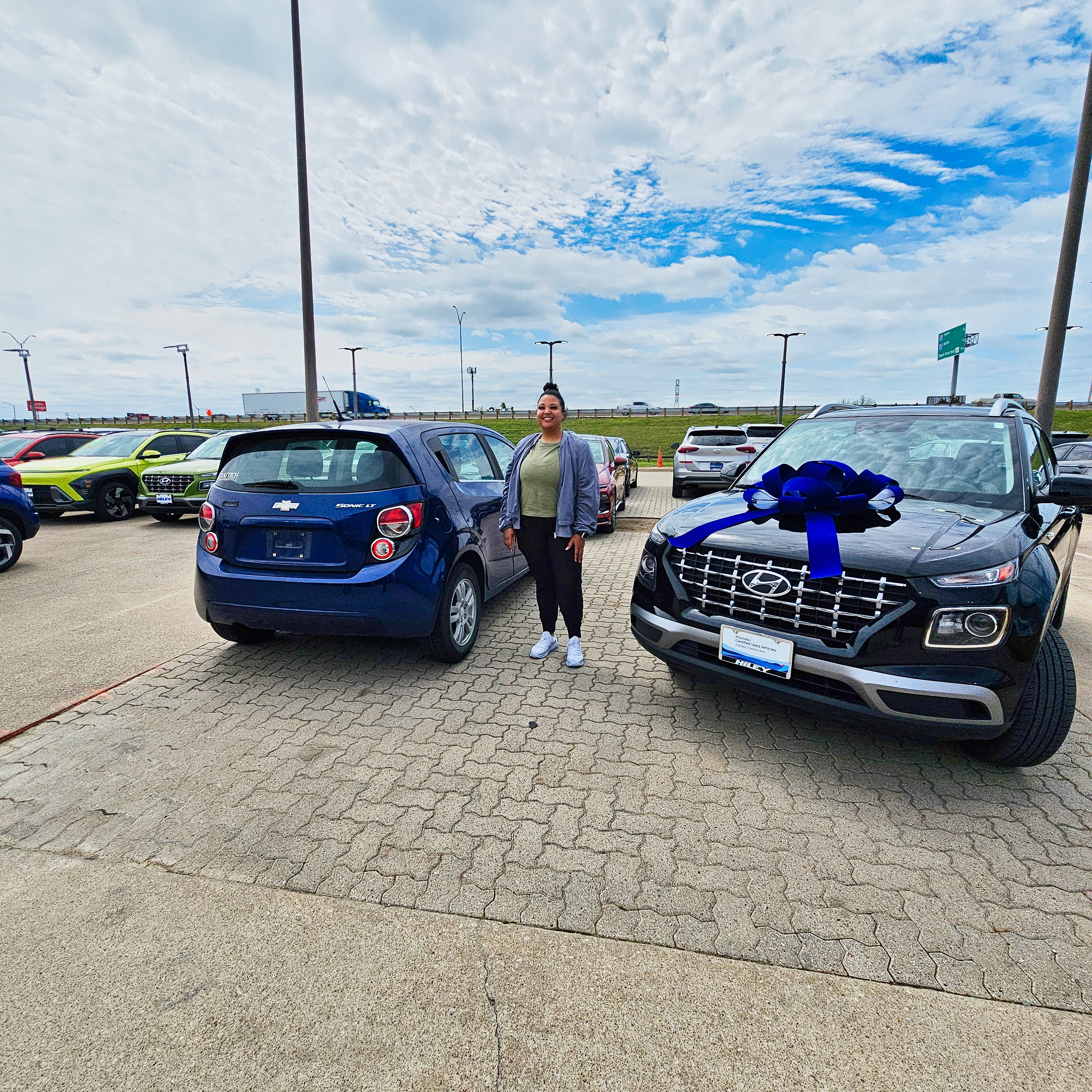 This is Paxtyn Watkins. In 2014 she represented Arlington Height High<br> School in Fort Worth and won a car for “perfect attendance”. At the time,<br> she said she hoped the car would help her with transportation to a job and<br> to college.  I can report the car did just that!  The car helped her with<br> transportation to her jobs during high school and college and she went on<br> to graduate in 2022 from the Honors College at Texas Tech University with<br> her undergraduate degree and will be graduating from grad school next week<br> from OSU (Oklahoma State University) in Tulsa and is celebrating her<br> entrance into the “real world” by trading in the car she won in 2014 for<br> her first new car that will get her to her new “real world” job at Stephen<br> F. Austin University in Nacogdoches as an athletic trainer! <br> Paxtyn’s Mom, Tina Shaw (Fort Worth)