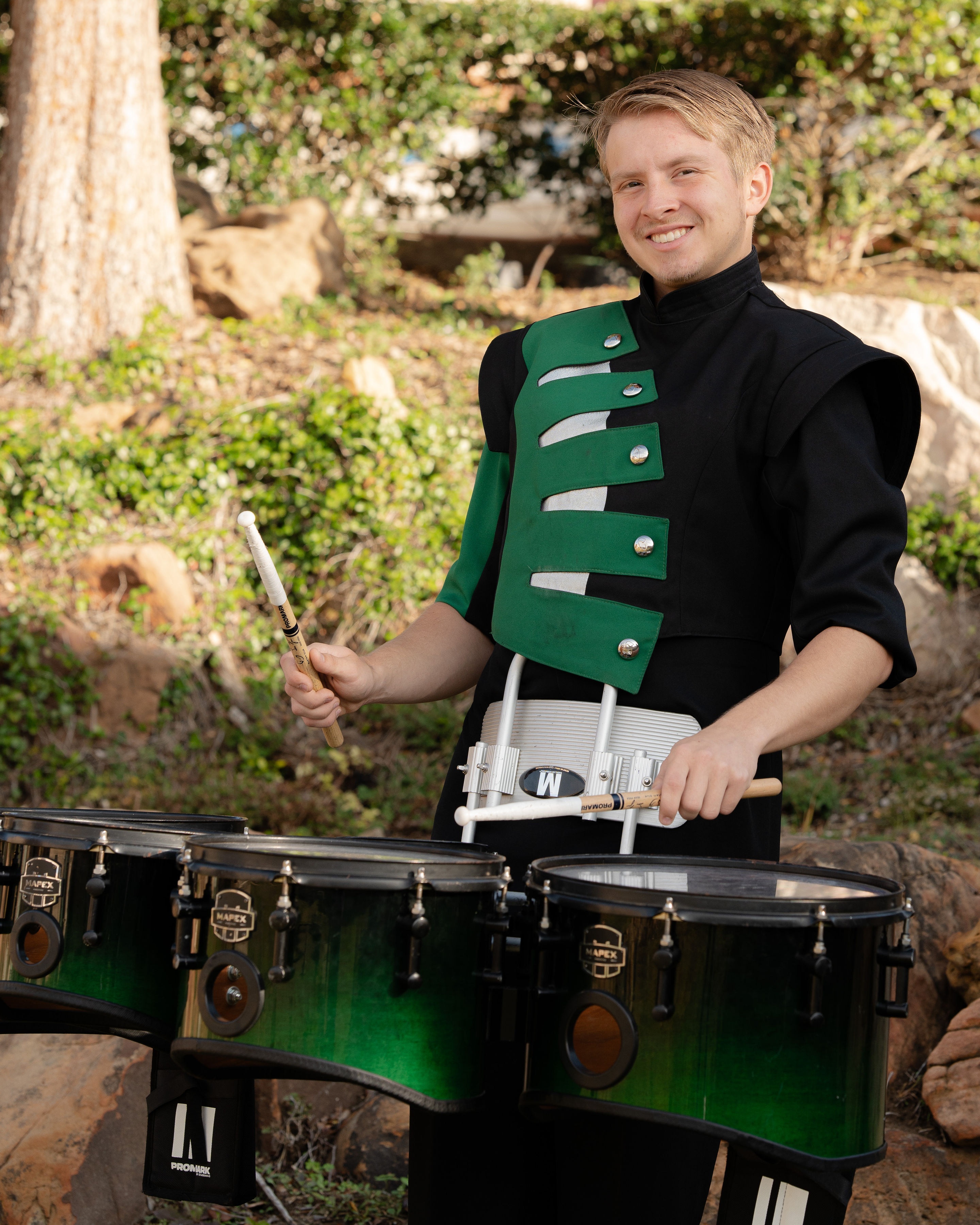 Name: Evan Andres Baerwaldt
Age: 18
School Name: Lake Worth High School
Evan is graduating as the Valedictorian at Lake Worth High School  in Lake<br />
Worth, TX. He will be attending Texas Christian University (TCU), College<br />
of Music, in the Fall to pursue a Bachelor degree in Music Education (BME).<br />
His Leadership Positions include: Vice-President of the Lake Worth High<br />
School Science Club, Percussion Captain of the Bullfrog Marching Band, and<br />
Principal Percussionist. Evan is also a part of the Fort Worth Youth<br />
Orchestra, Wind Ensemble.