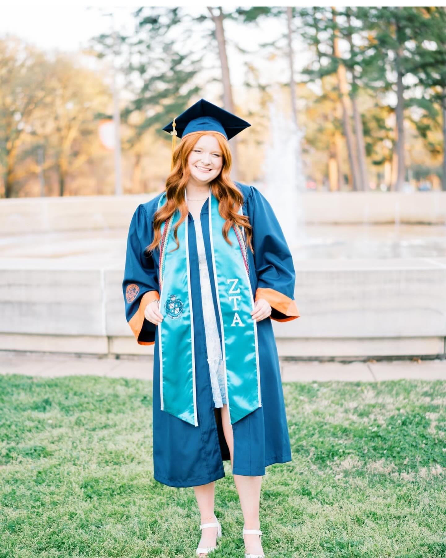 Emma Elkins, age 21, has graduated Summa Cum Laude from the University of Texas at Tyler with a nursing degree. She will soon start as an RN at Baylor Scott and White Hospital in Grapevine!