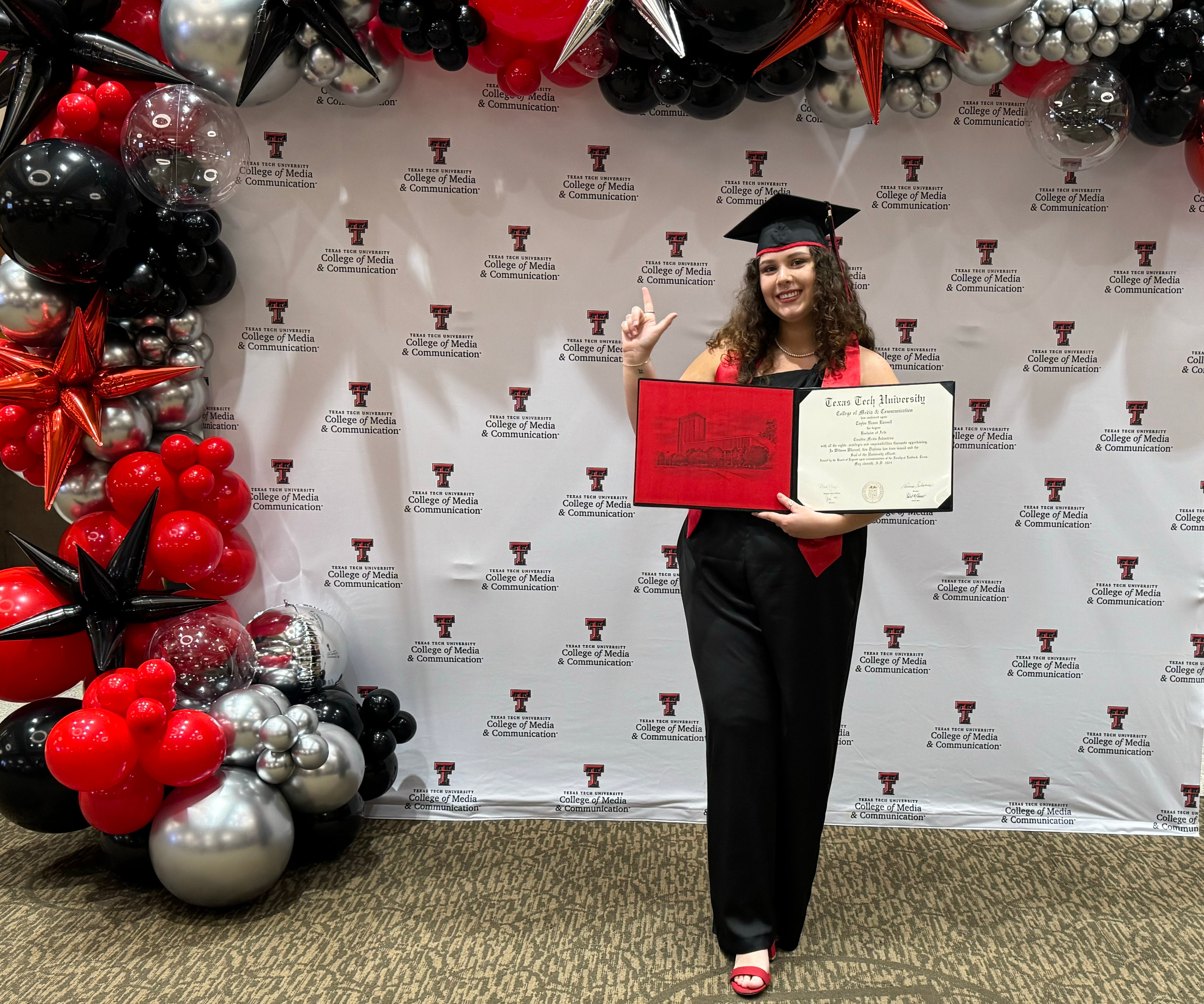 <br />
Our daughter Taylor Russell graduated from Texas Tech on May 11 with a BA in Creative Media Industries.  Wreck ‘Em!