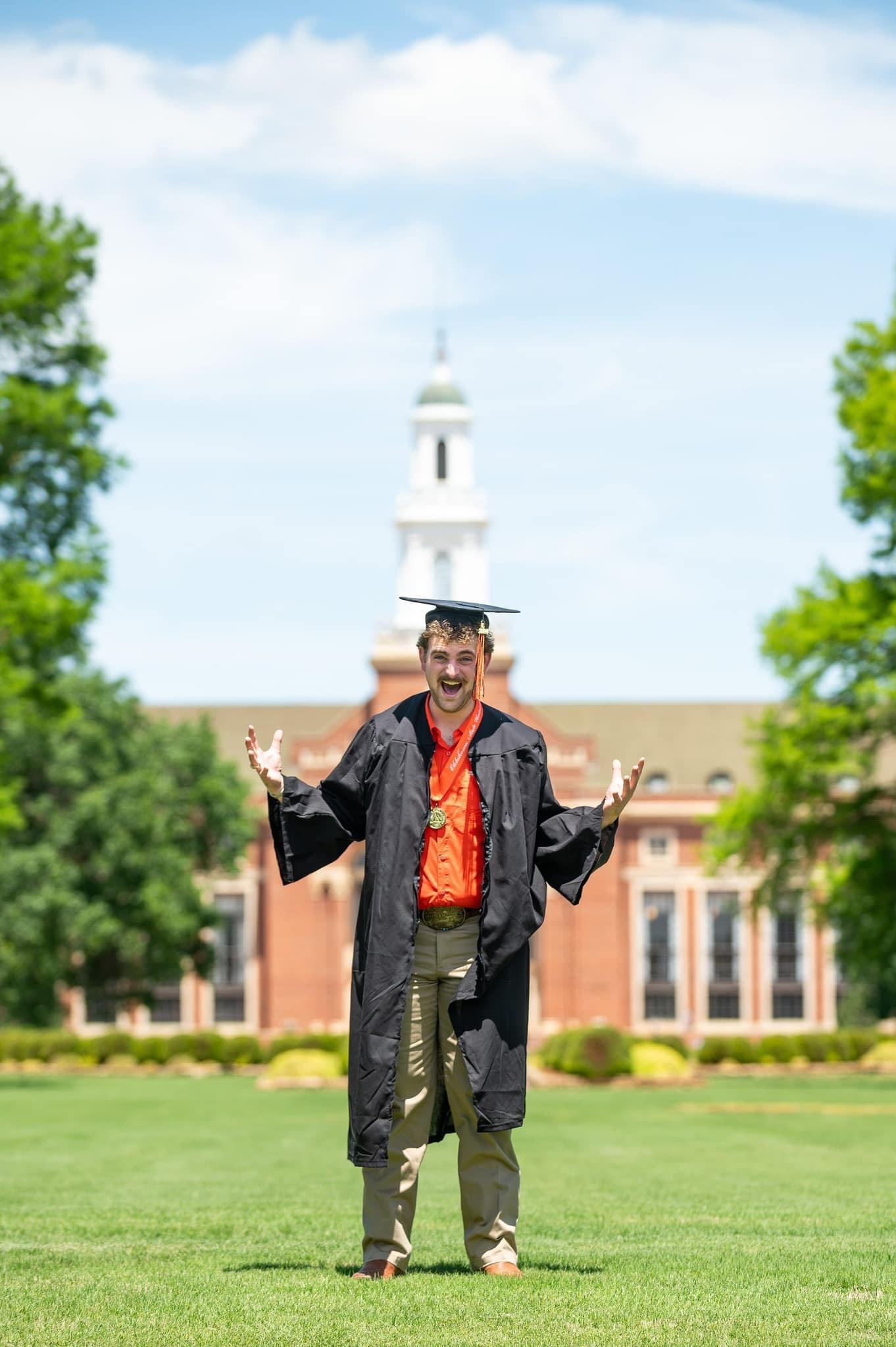 Garrett Boone has graduated Oklahoma State University on May 11. He majored in Animal Science. Go Pokes!   This was a proud moment for our family.  Mom, dad, sister, aunt, and grandparents cheered  him across the stage. We are so proud of this group of kids that had their senior year of high school completely disrupted from Covid.  They are strong and resilient!  Watch out world!  Very proud momma.  Lois Boone