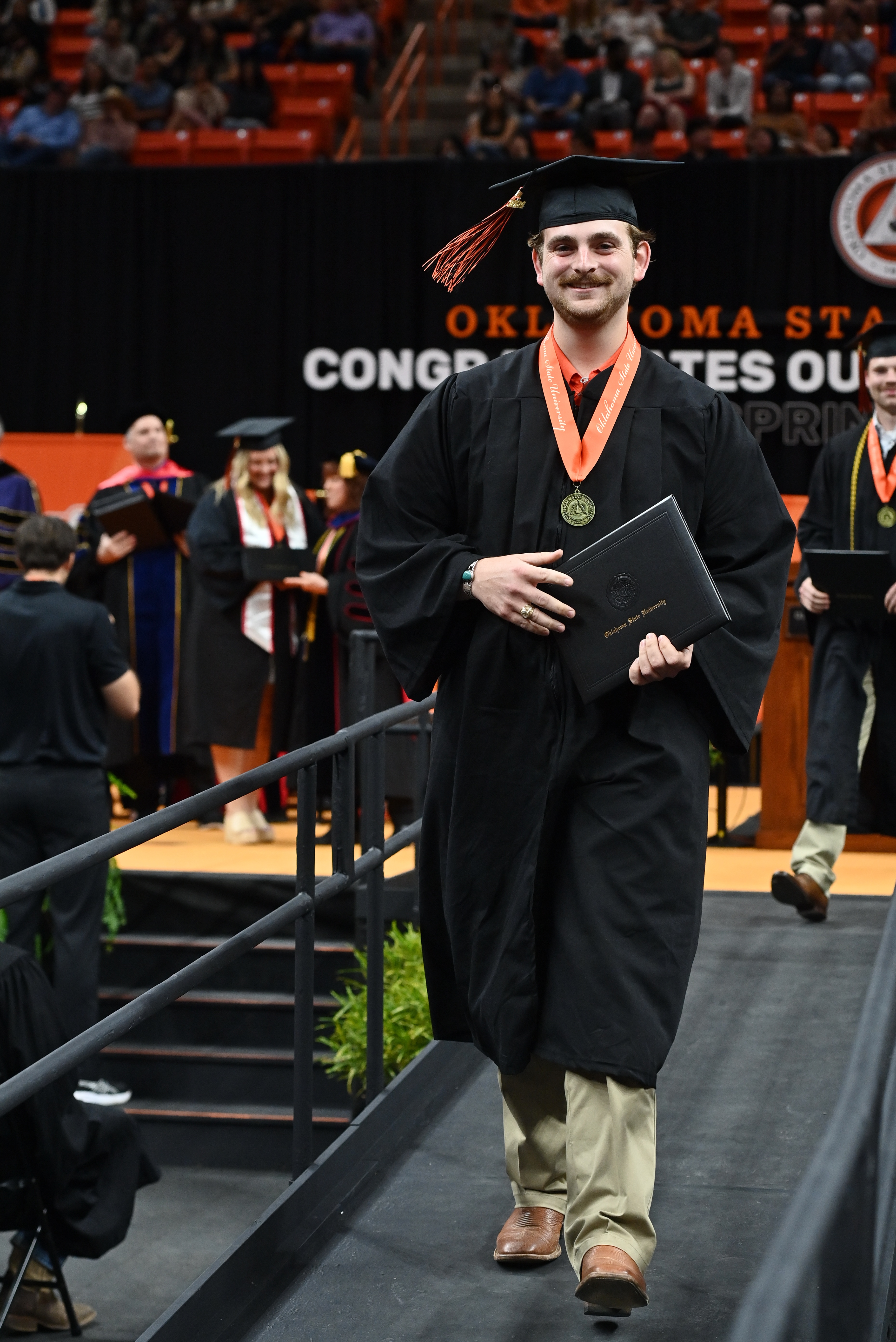 Garrett Boone has graduated Oklahoma State University on May 11. He majored in Animal Science. Go Pokes!   This was a proud moment for our family.  Mom, dad, sister, aunt, and grandparents cheered  him across the stage. We are so proud of this group of kids that had their senior year of high school completely disrupted from Covid.  They are strong and resilient!  Watch out world!  Very proud momma.  Lois Boone