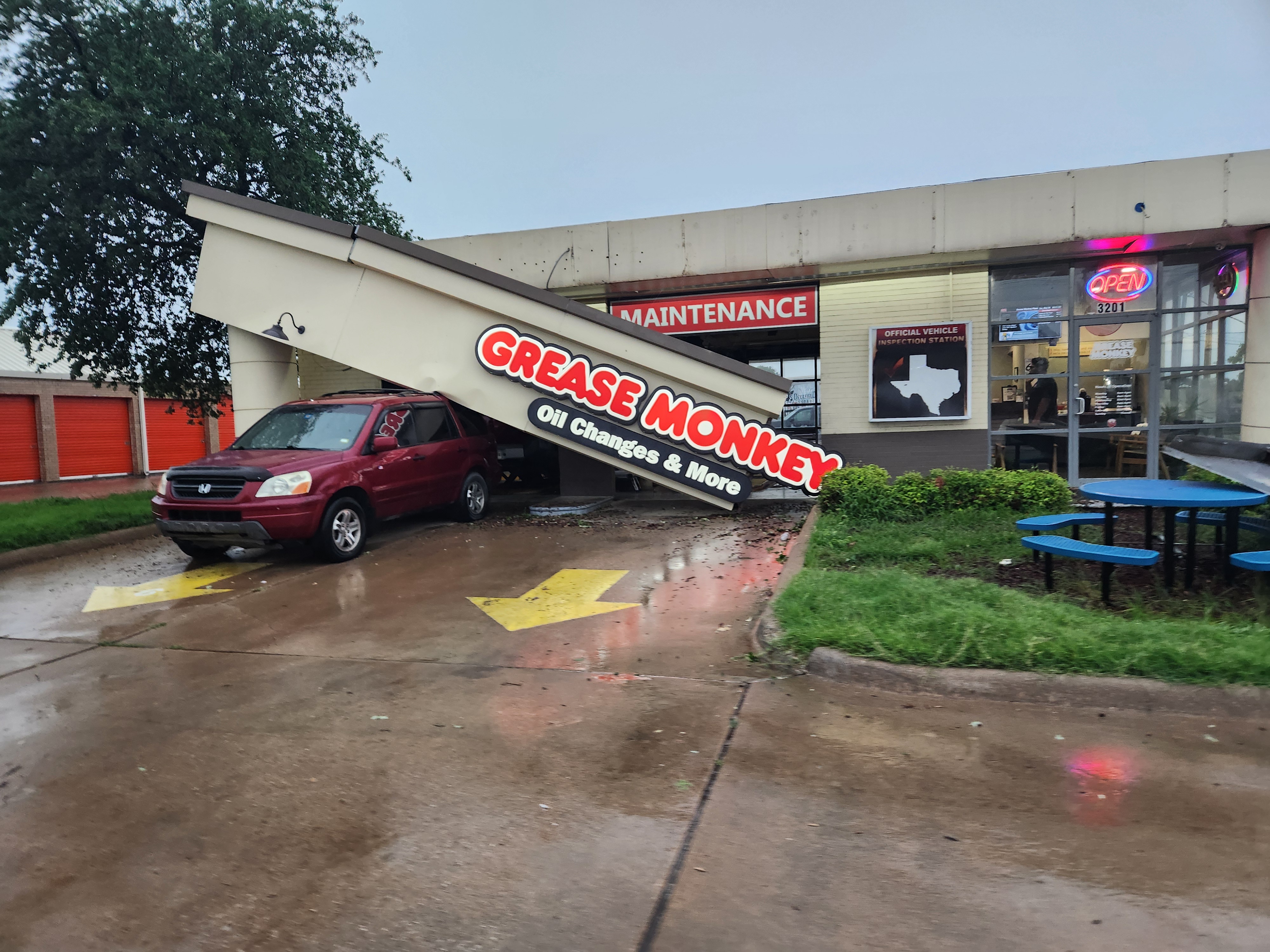 Storm debris