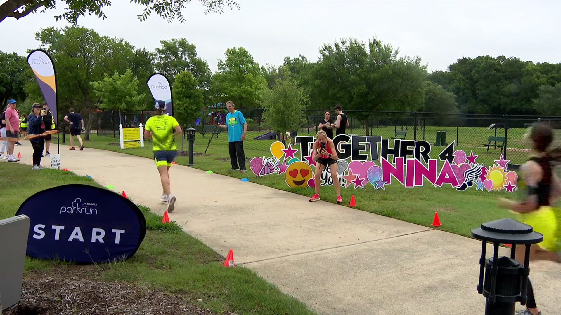 Keller hosts community run for teen athlete hit by suspected drunk
driver
