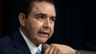 FILE – Rep. Henry Cuellar, D-Texas, speaks during a hearing of the Homeland Security Subcommittee of the House Committee on Appropriations with Homeland Security Secretary Alejandro Mayorkas on Capitol Hill, April 10, 2024, in Washington. In a statement released Friday, May 3, Cuellar denied any wrongdoing amid reports of pending indictments related to the former Soviet republic of Azerbaijan.