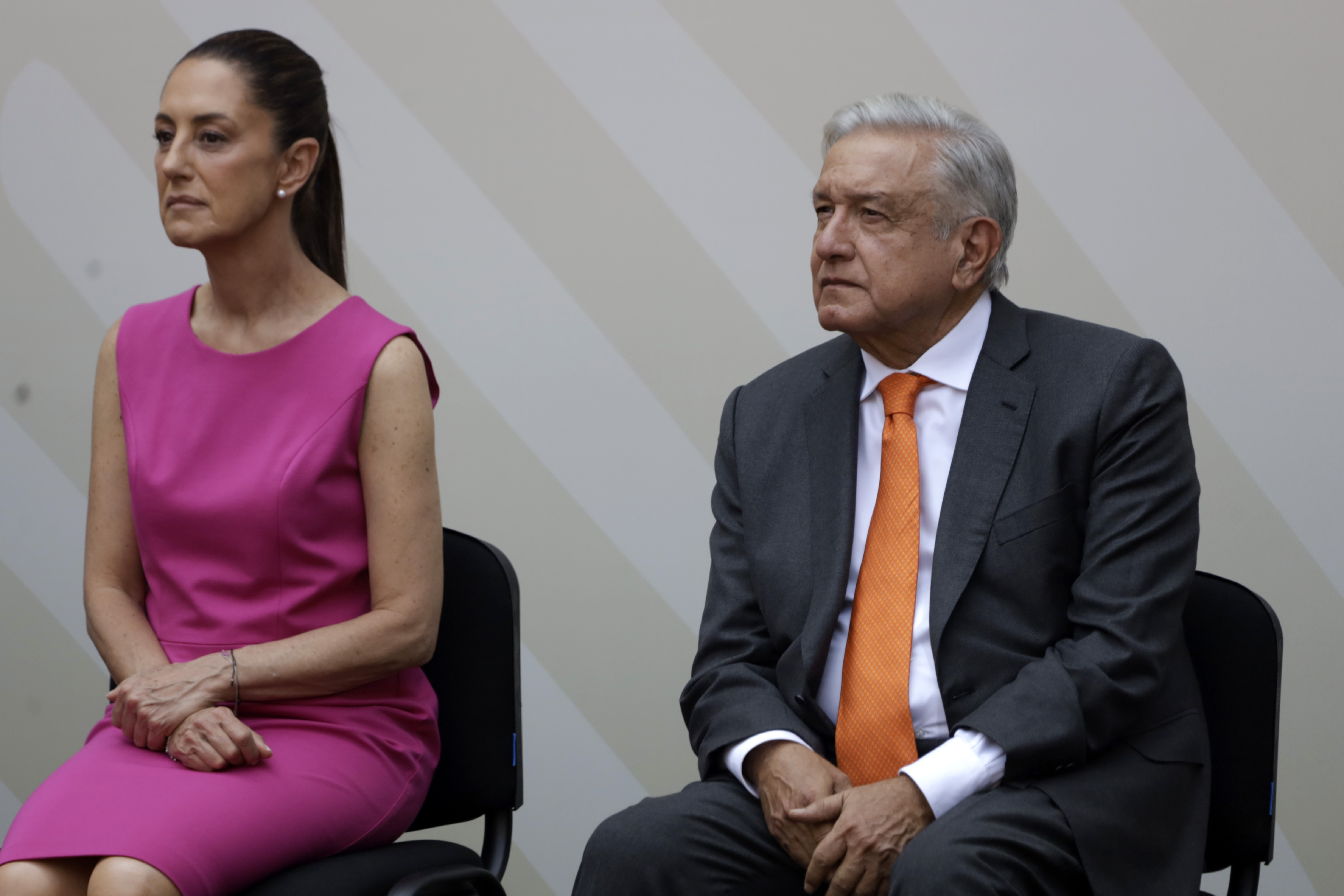 Claudia Sheinbaum and Andrés Manuel López Obrador