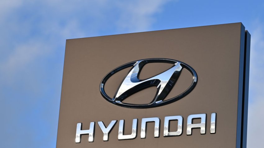 Hyundai logo.