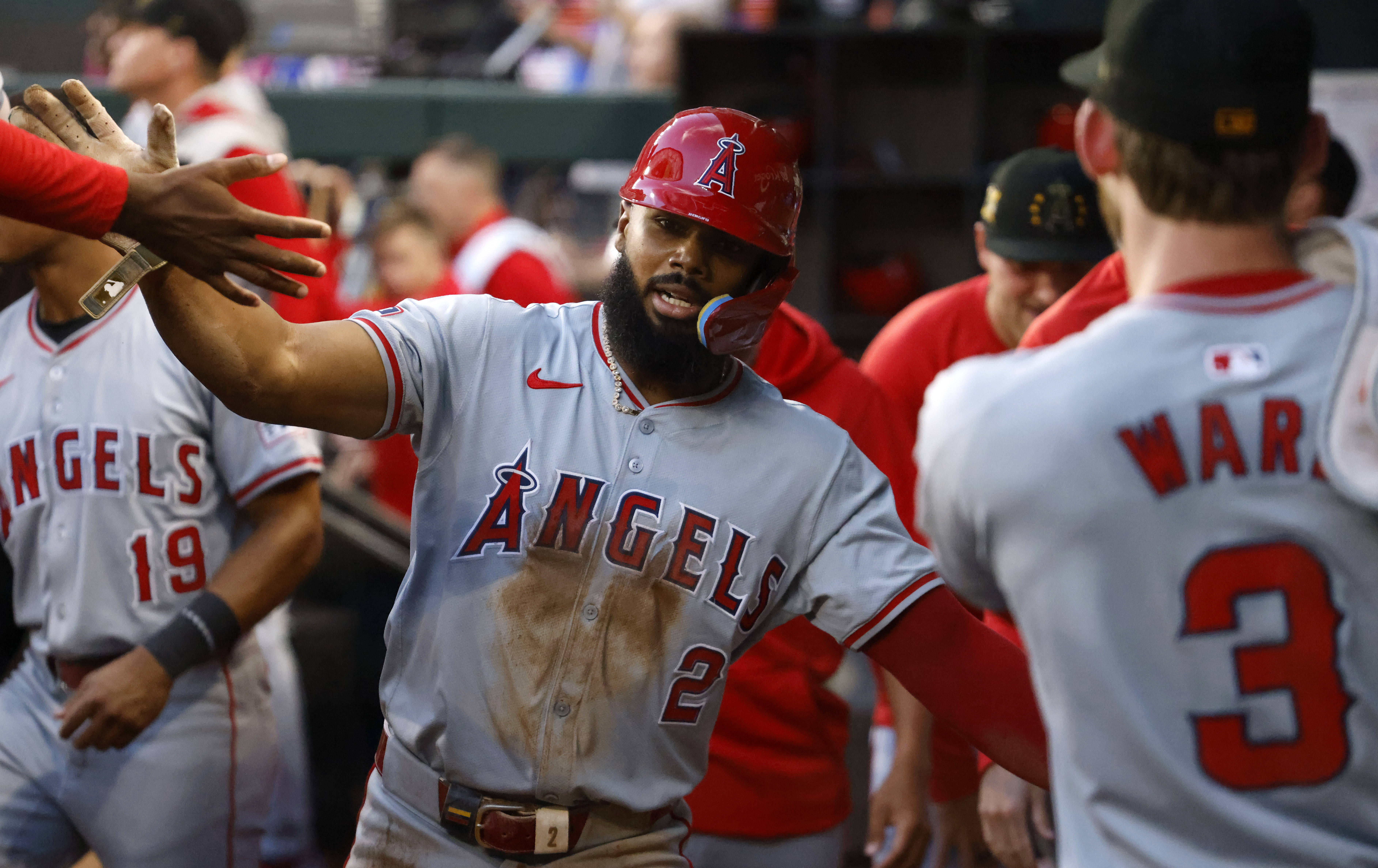 Angels beat Rangers to give Ron Washington win in his 1st game as
visiting manager in Texas