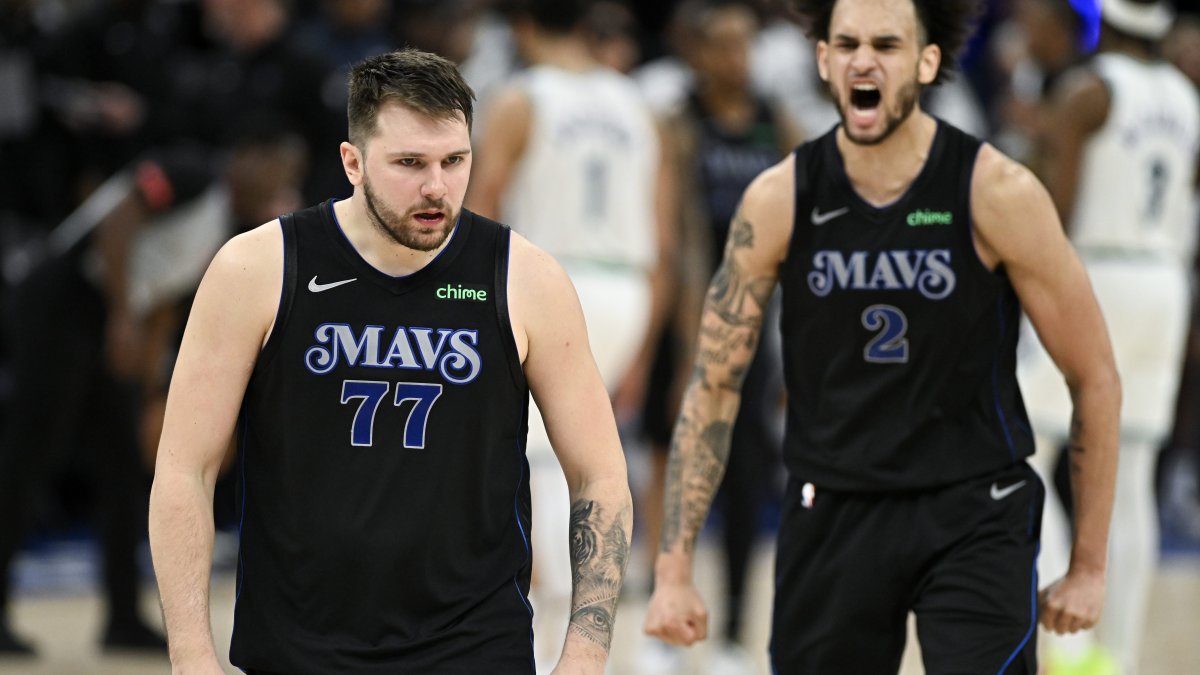 Luka Doncic makes game-winning shot to beat Timberwolves in Game 2 ...