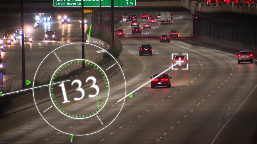 NBC 5 Investigates clocks a driver going 133 mph on Central Expressway in Dallas.