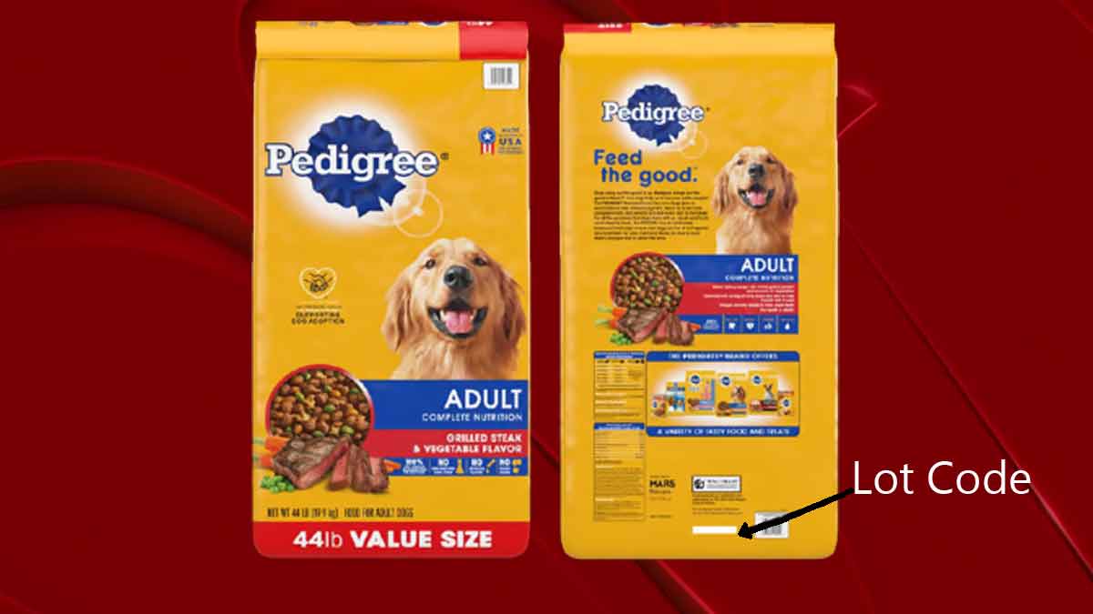 Recalled Loose metal pieces found in Pedigree dog food sold in Texas