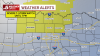 LIVE RADAR: Severe T-Storm Warning, tennis ball-sized hail possible