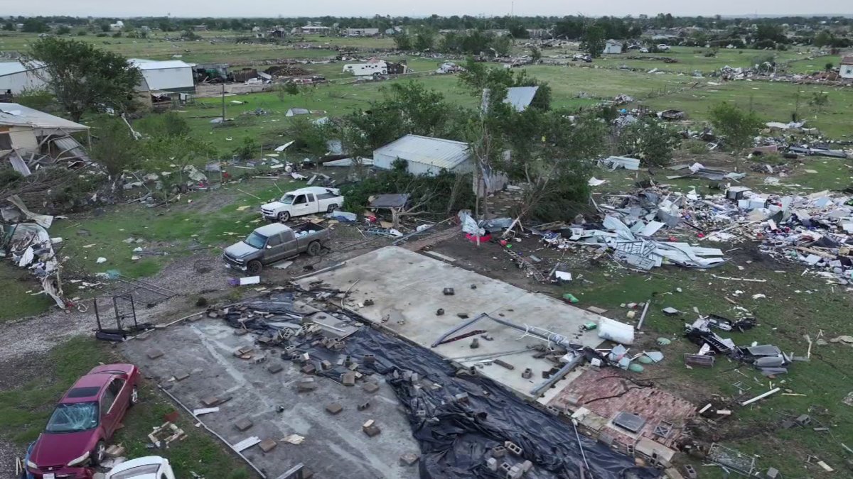 Two dead, storm damage reported after tornado warnings in Texas – NBC 5 ...