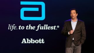 Abbott Chairman of the Board and CEO Robert B. Ford delivers a keynote address at CES 2022 at The Venetian Las Vegas on January 6, 2022 in Las Vegas, Nevada.
