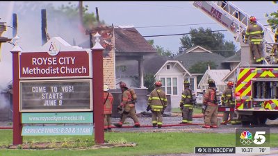 North Texas church has first service since devastating storm damage