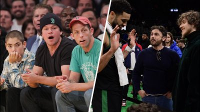 Matt Damon and Casey Affleck talk Boston Celtics