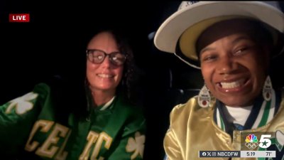 Mavs fan travels to Boston to cheer on Dallas in NBA Finals