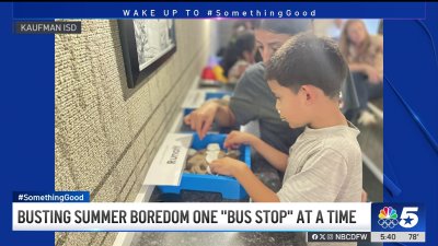 Kaufman ISD battles summer boredom one bus stop at a time