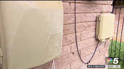 Stolen copper wires affects AT&T service in South Dallas