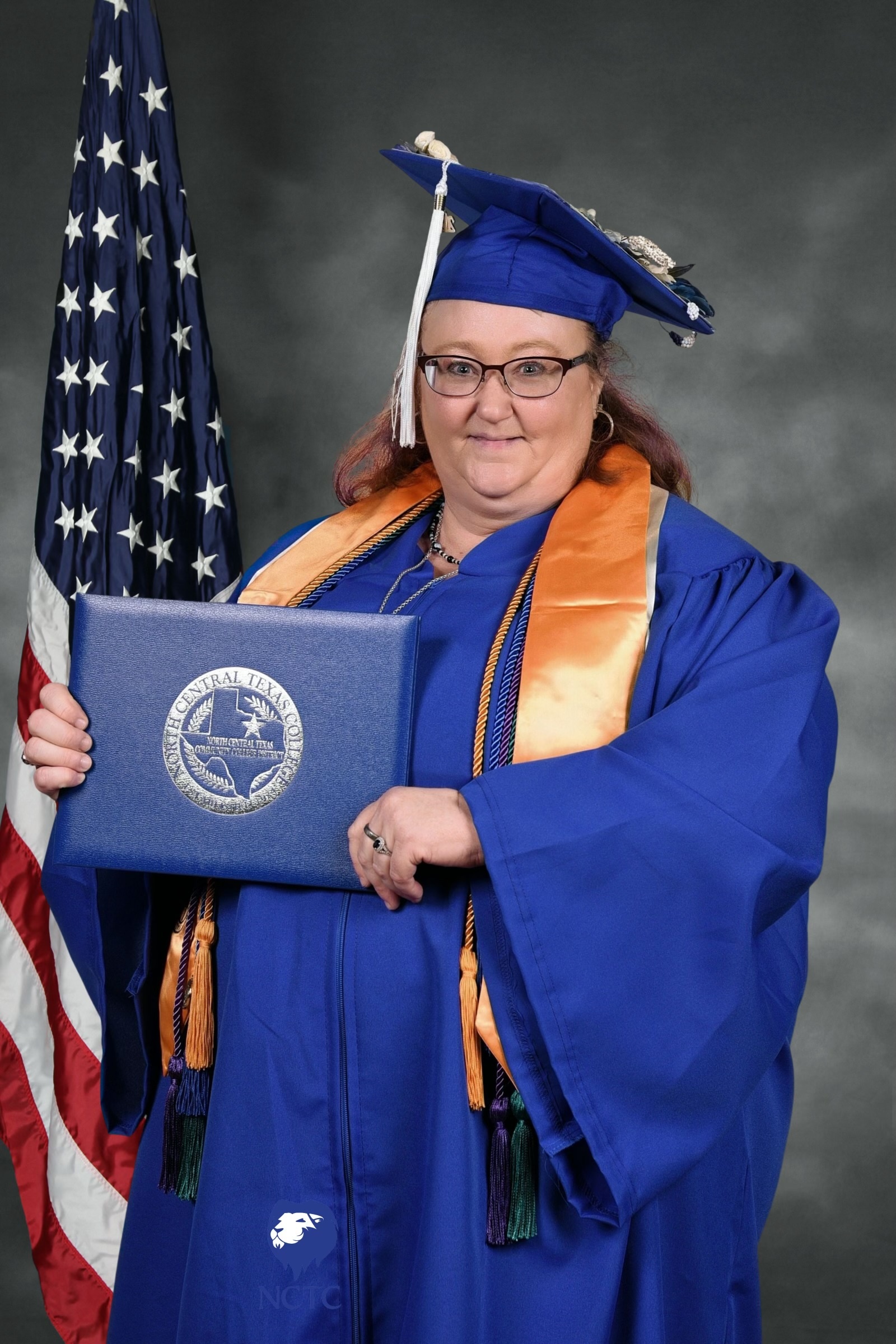 At the age of 55, I graduated from NCTC with my associates degree in business management. Better late than never.