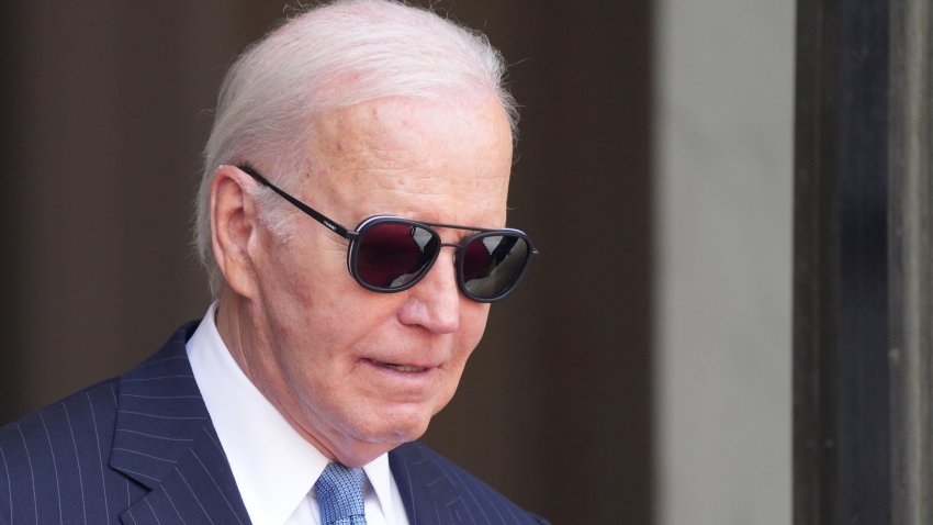 File. US President Joe Biden at the Elysee Palace in Paris, France, on Saturday, June 8, 2024.