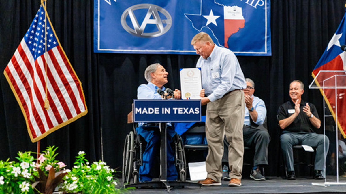 PHOTOS: Gov. Abbott attends ribbon cutting of Vehicle Accessory Group in Mesquite
