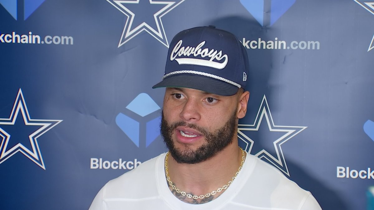 Dak Prescott injures foot, photo in walking boot surfaces – NBC 5 ...