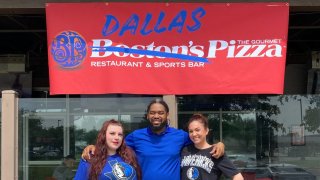 Boston’s Pizza rebrands to Dallas Pizza during NBA Finals series between Dallas and Boston.