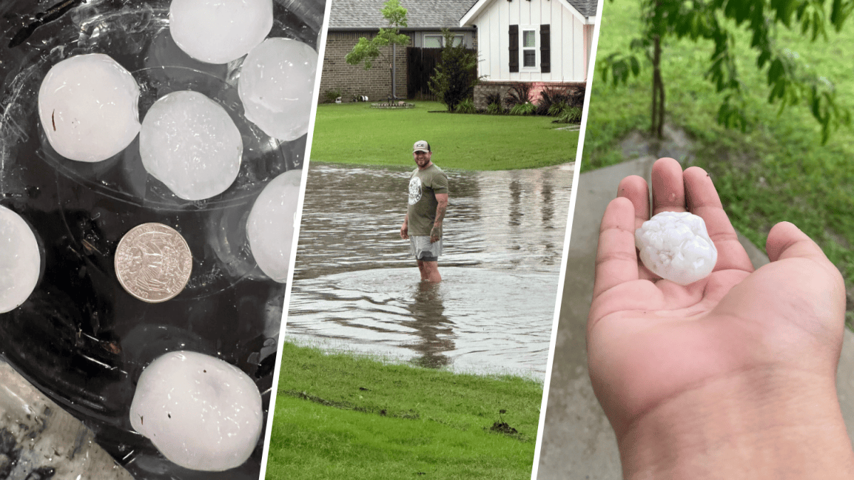 Texas storms bring hail and flooding rain – NBC 5 Dallas-Fort Worth