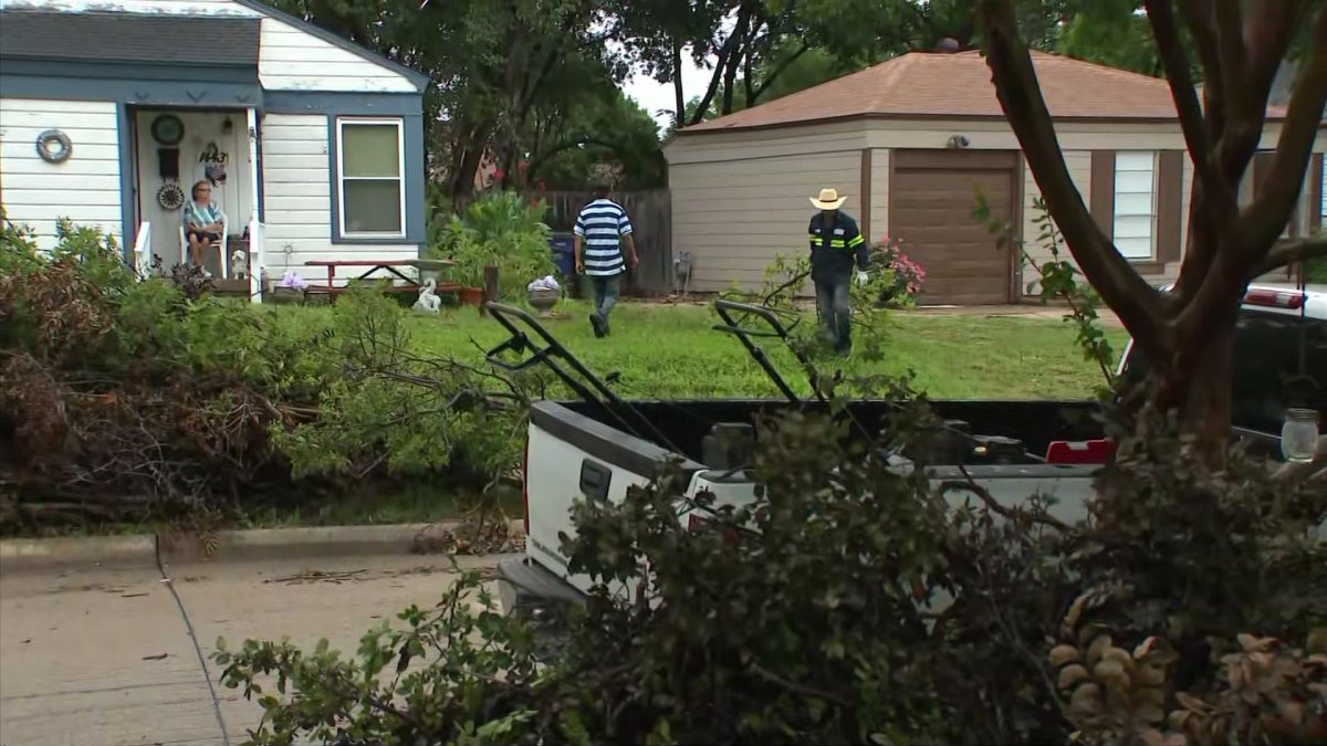 Garland still cleaning after destructive storms NBC 5 DallasFort Worth