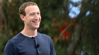 Meta founder and CEO Mark Zuckerberg speaks during the Meta Connect event at Meta headquarters in Menlo Park, California, on Sept. 27, 2023.