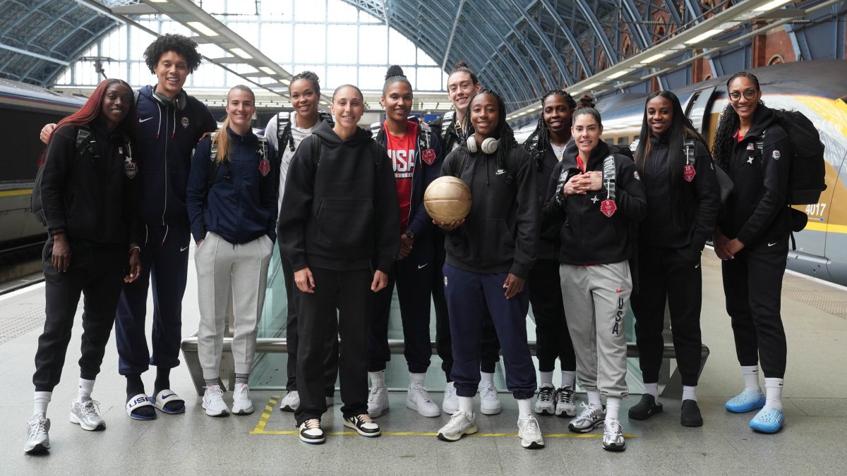 Basketball players take buses to Paris for opening ceremony NBC 5